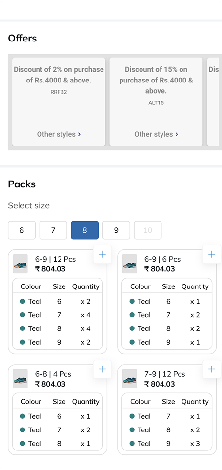 Explored: a compact pack grid, clean for footwear